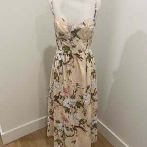 Floral Cream Dress